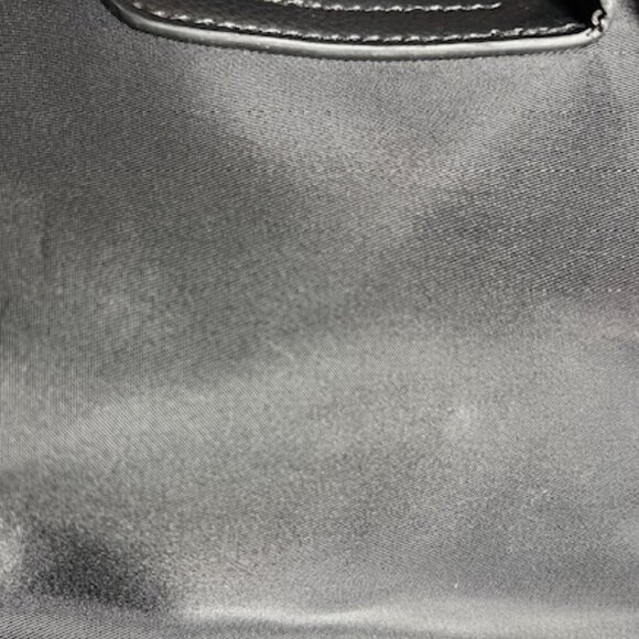 Botkier Nylon Black Polyester Lightweight Zip Tote Carry Bag 19"x12" - Picture 15 of 16